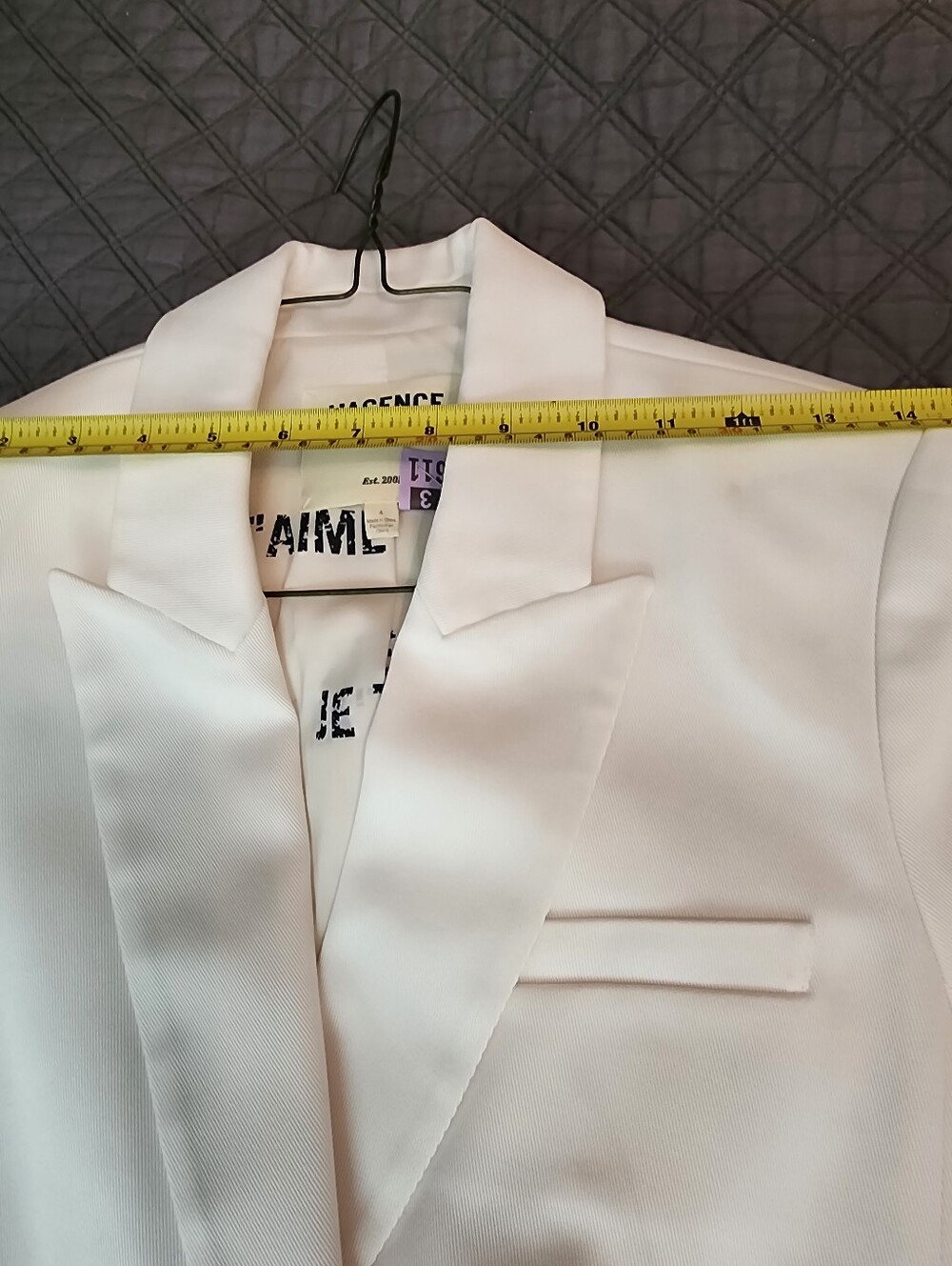 L'AGENCE NWOT COTTON TWILLOVERSIZED FIT BLAZER SIZE 4 - Picture 6 of 16
